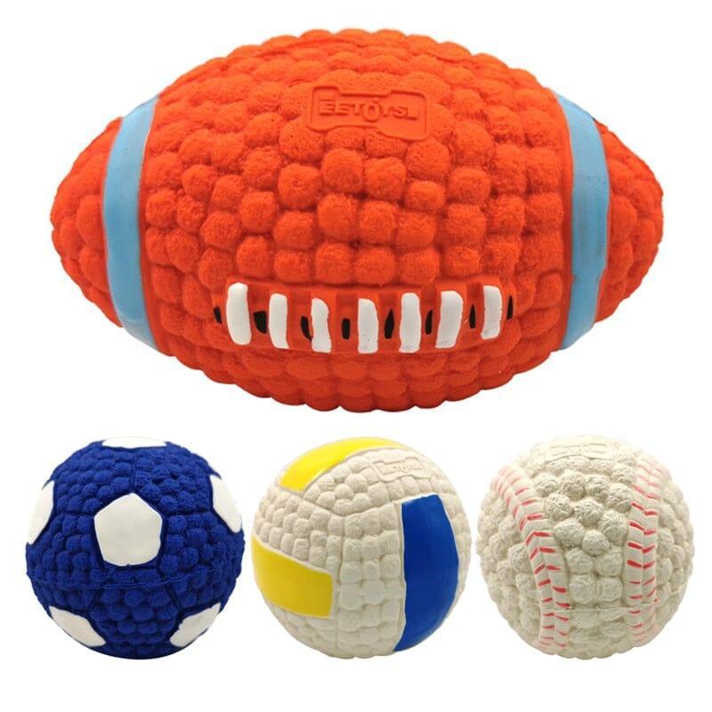 Kit Bola Resistente para os Cães ClinBall 4 unidades