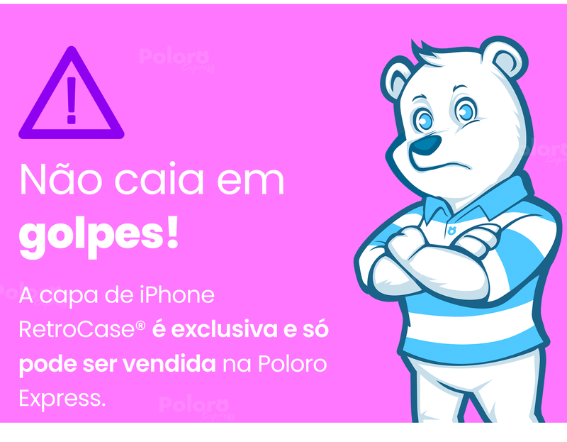 Capa de iPhone RetroCase® com MAIS DE 30 JOGOS nostálgicos + CABO USB DE BRINDE!